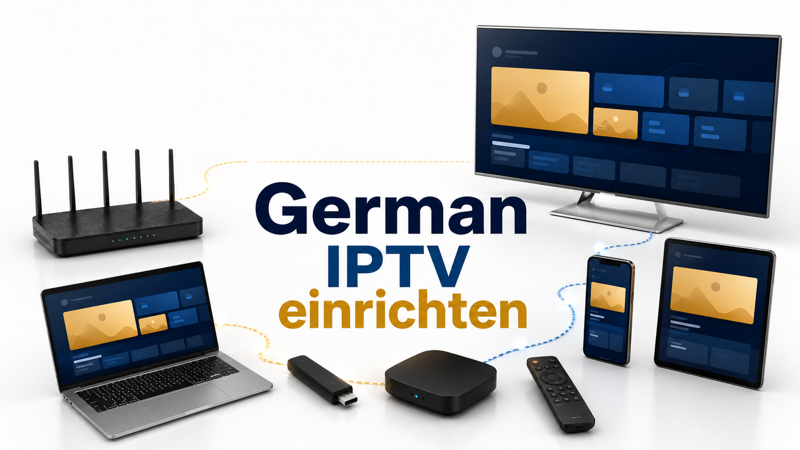 German IPTV einrichten auf Smart TV, Fire TV und Android TV