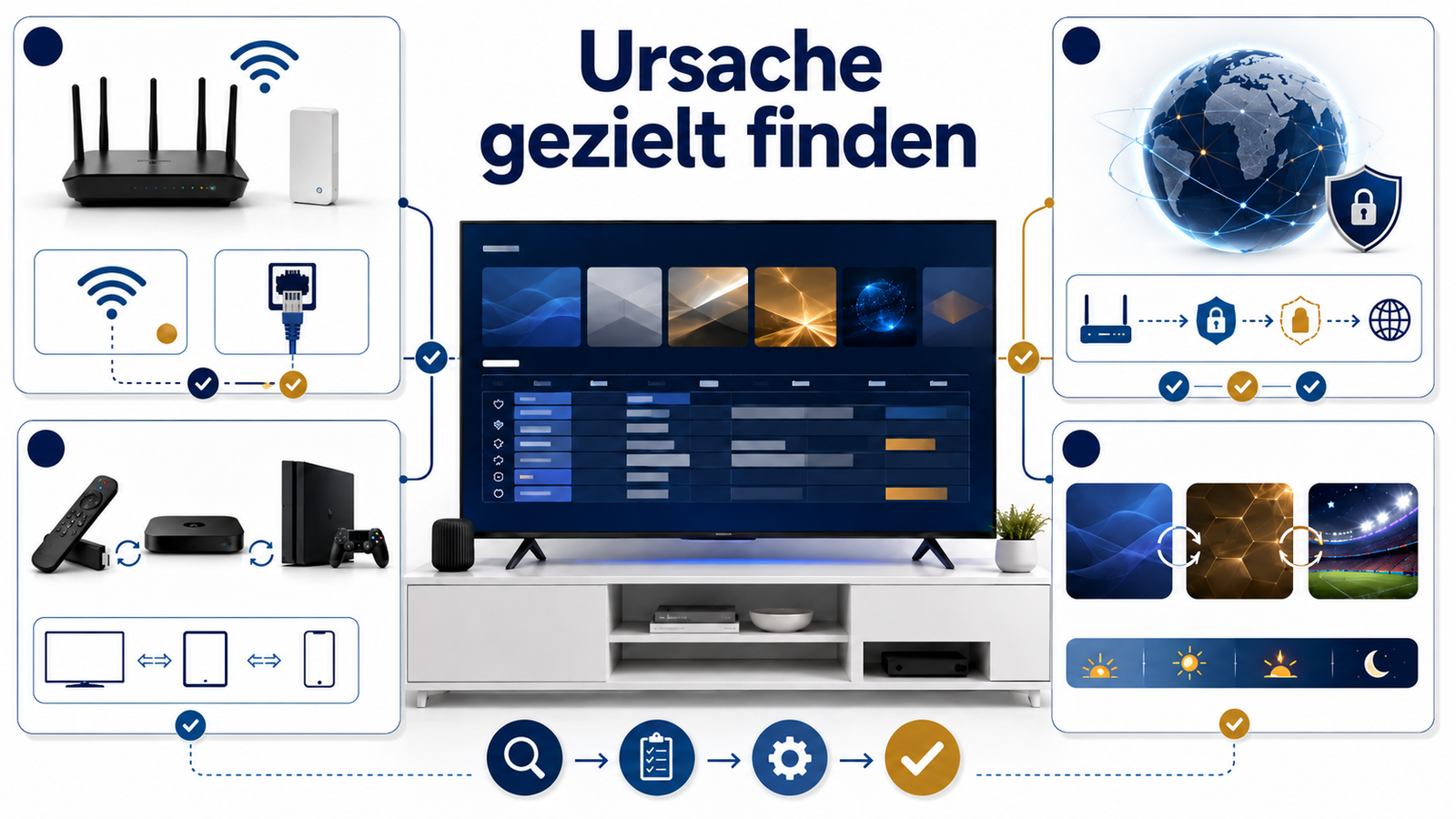 IPTV Buffering Ursache bei Netzwerk Gerät und Player finden