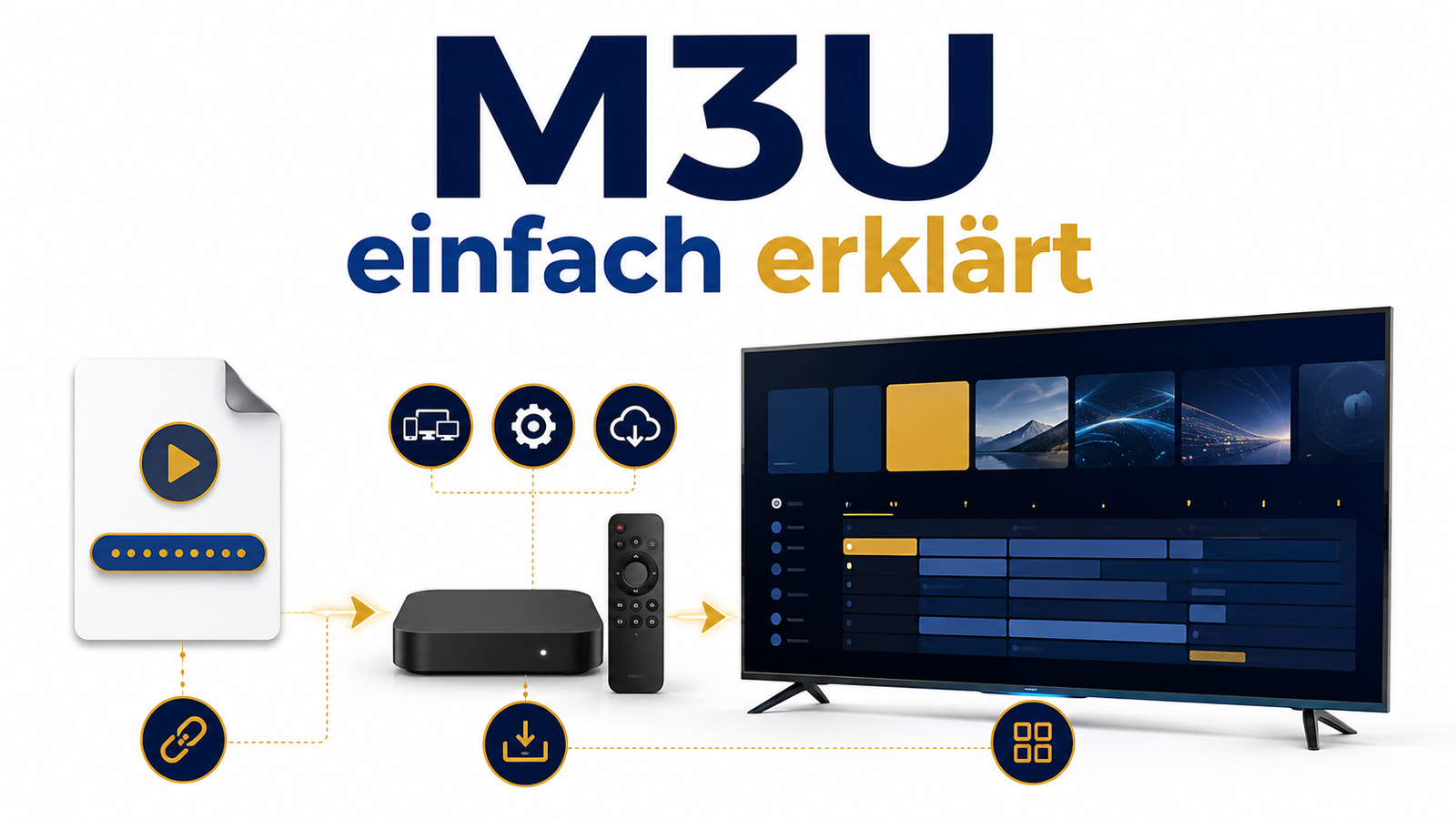 M3U Playlist einfach erklärt und eingerichtet
